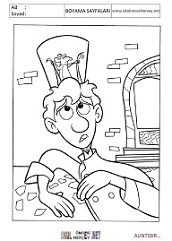 ratatouille boyama sayfaları